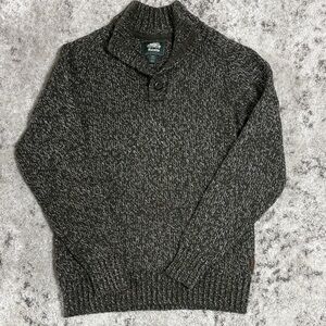 Roots Dark Green Turtleneck Sweater